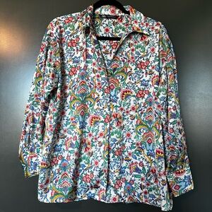 Zara Silky Button Down Shirt